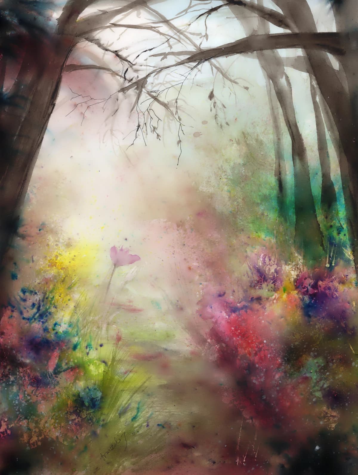 Cottage Garden — Watercolour, 2022
