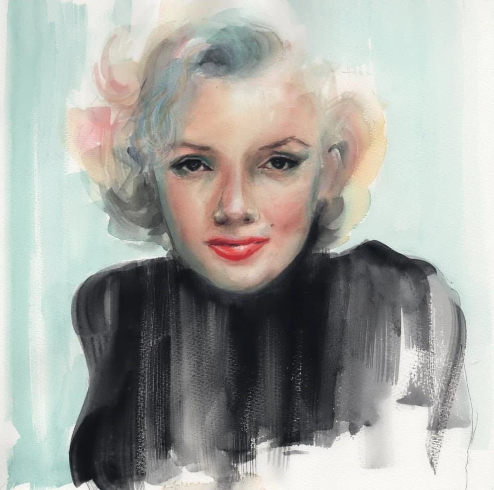 Norma Jean — Watercolour, 2026