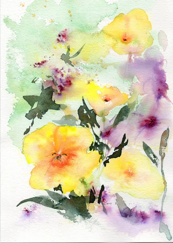 California Poppies — Watercolour