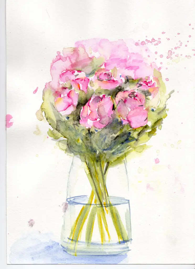 Roses — Watercolour